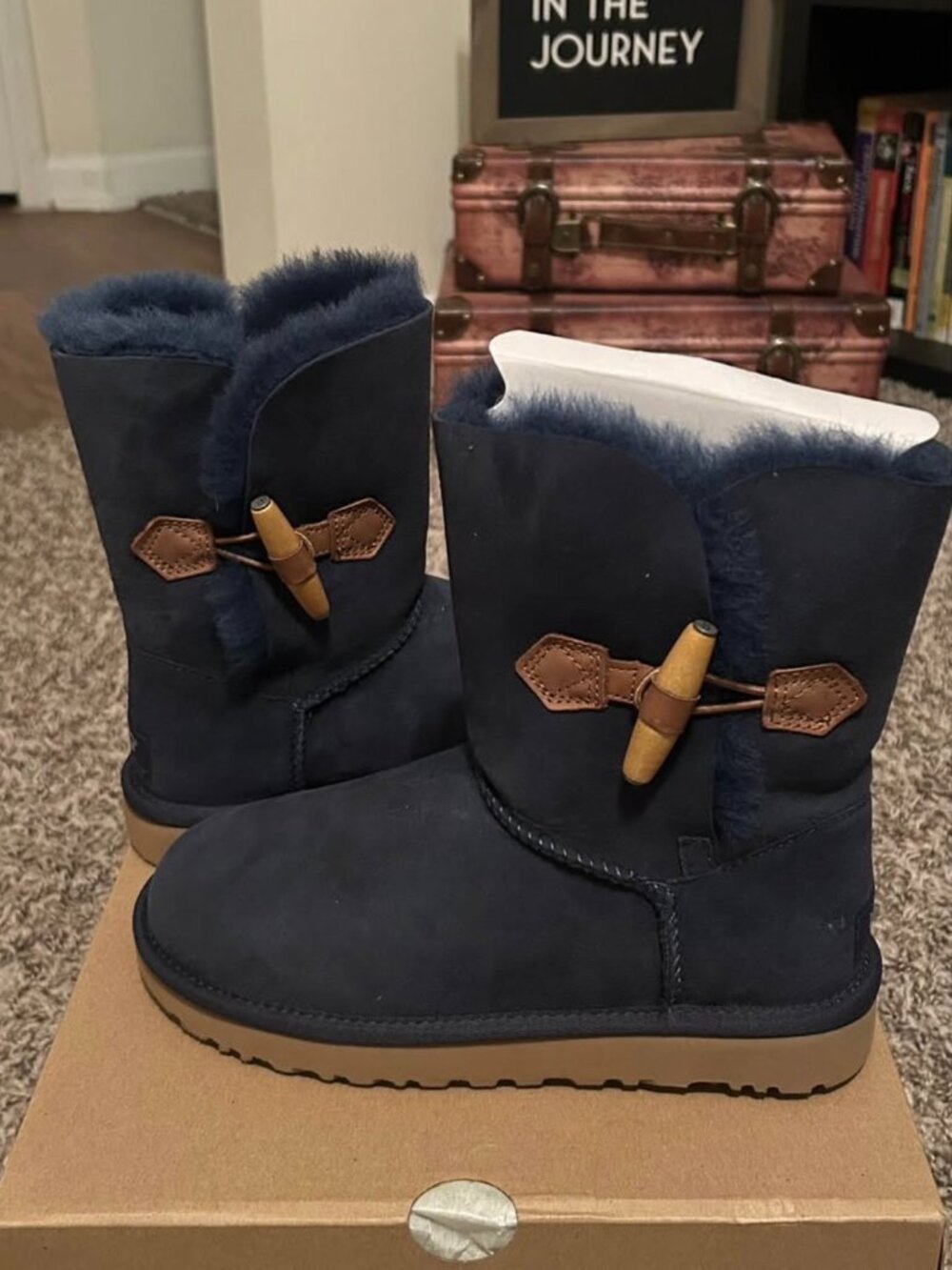 Blue Uggs, Women Size 6